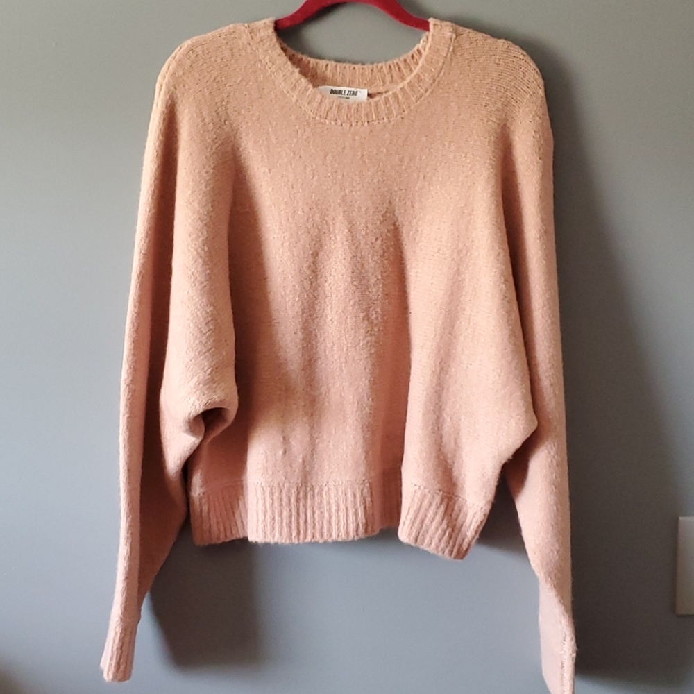 Soft Pink Dolman Style Sweater